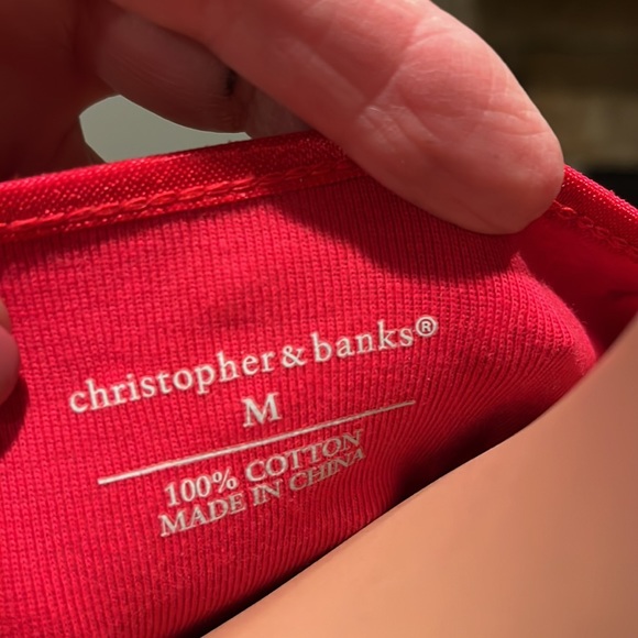 Sleeveless 4th of July red top with stars - Picture 5 of 5